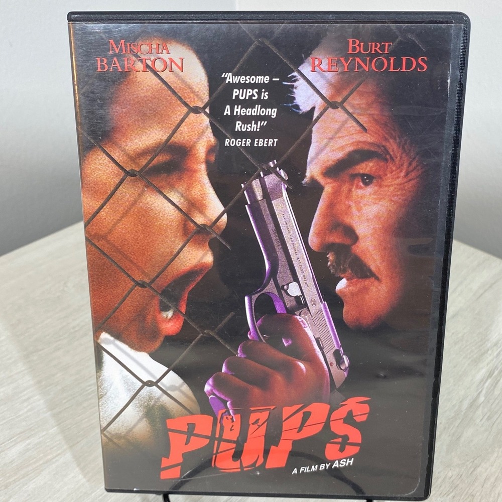Pups DVD 1999 Movie Mischa Barton Burt Reynolds Indie Crime Crime Thriller RARE